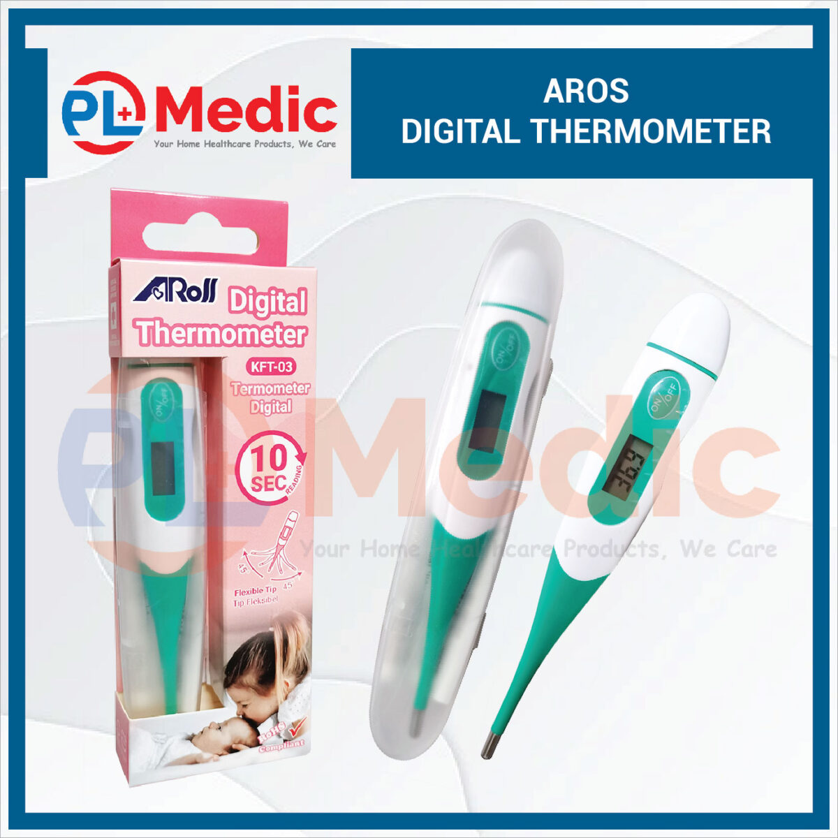 Aros Digital Thermometer PL Science Medic