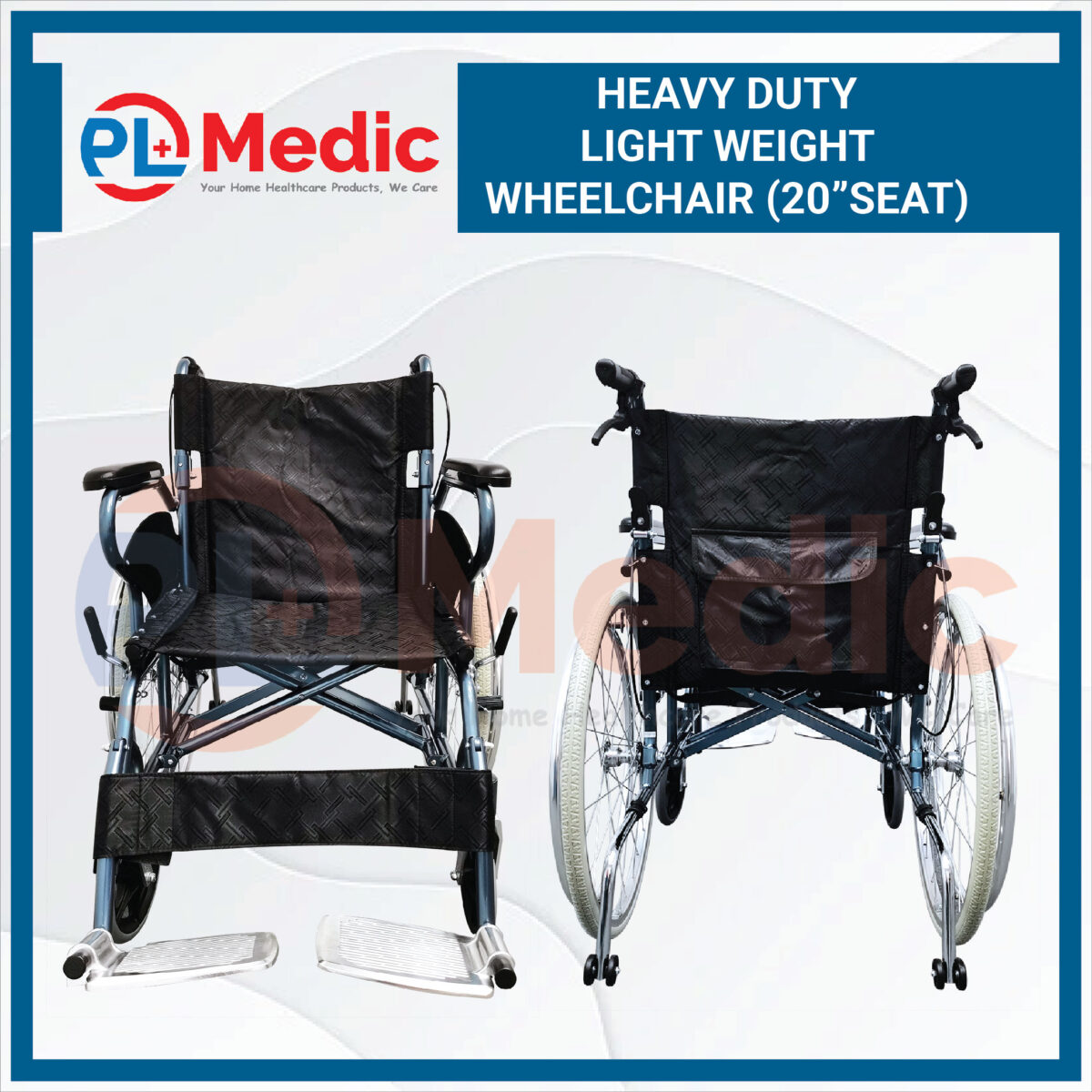 Heavy Duty Light Weight Wheelchair PL Science Medic