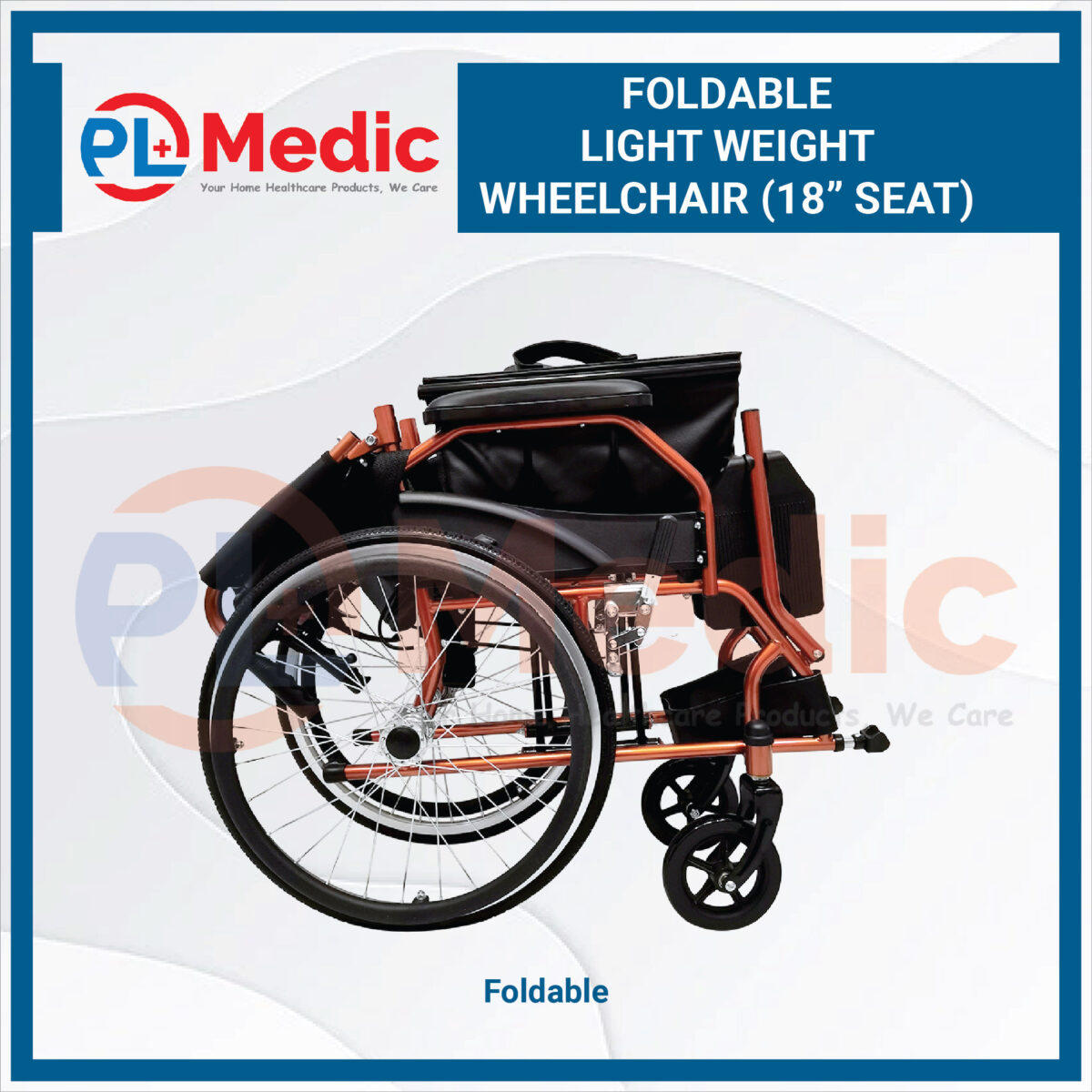 Foldable Light Weight Wheelchair PL Science Medic