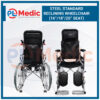 Steel Standard Reclining Wheelchair PL Science Medic