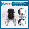 Steel Standard Reclining Wheelchair PL Science Medic