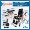 Steel Standard Reclining Wheelchair PL Science Medic