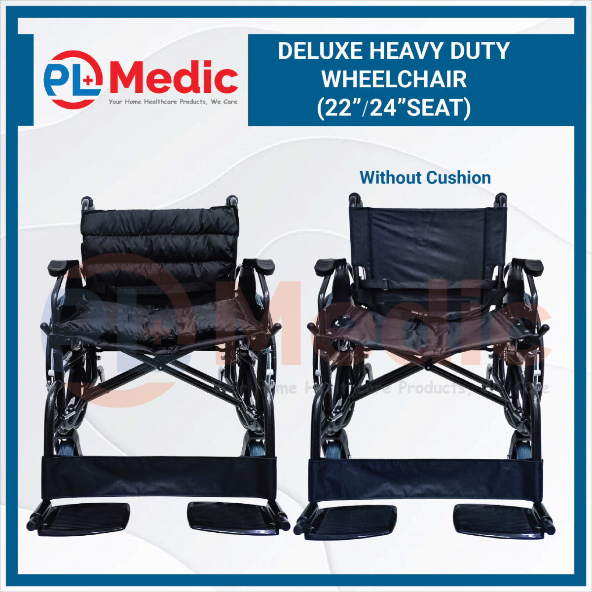 Deluxe Heavy Duty Wheelchair PL Science Medic