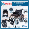 Deluxe Heavy Duty Wheelchair PL Science Medic