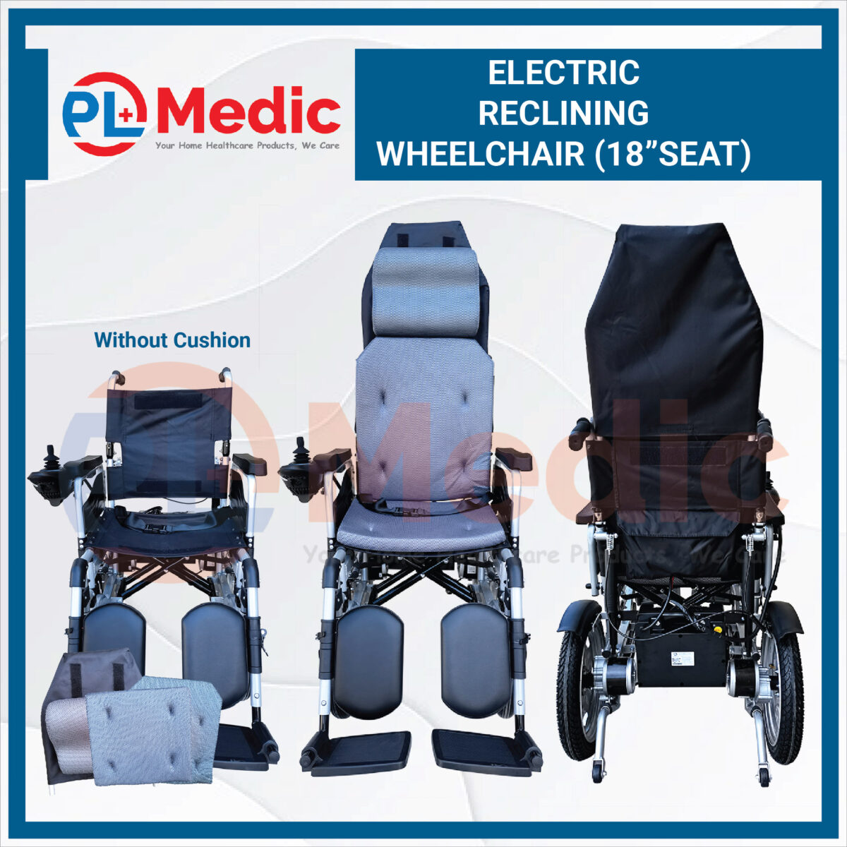 Electric Reclining Wheelchair PL Science Medic