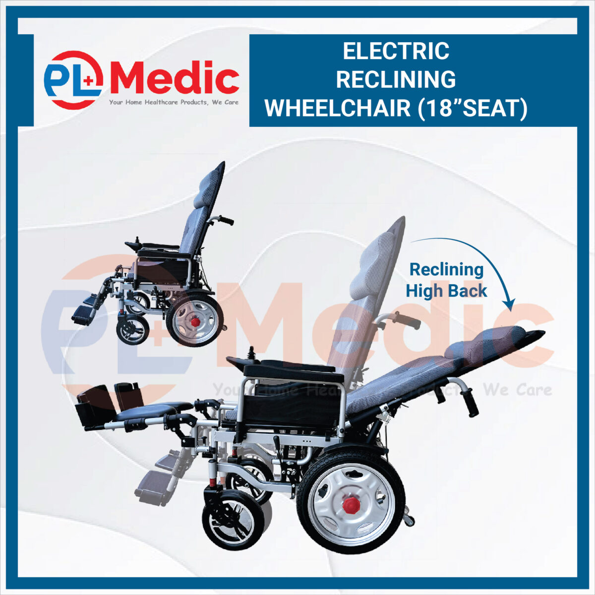 Electric Reclining Wheelchair PL Science Medic