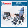 Electric Reclining Wheelchair PL Science Medic