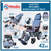 Electric Reclining Wheelchair PL Science Medic