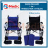 Quick Release 2 In 1 Wheelchair PL Science Medic