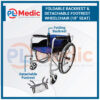 Foldable Backrest Detachable Footrest Wheelchair PL Science Medic