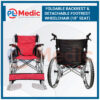 Foldable Backrest Detachable Footrest Wheelchair PL Science Medic