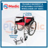 Foldable Backrest & Detachable Footrest Wheelchair PL Science Medic