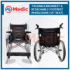 Foldable Backrest Detachable Footrest Wheelchair PL Science Medic