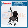 Light Weight Folding Power Wheelchair PL Science Medic