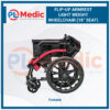 Flip-up Armrest Light Weight Wheelchair PL Science Medic