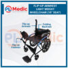 Flip-up Armrest Light Weight Wheelchair PL Science Medic