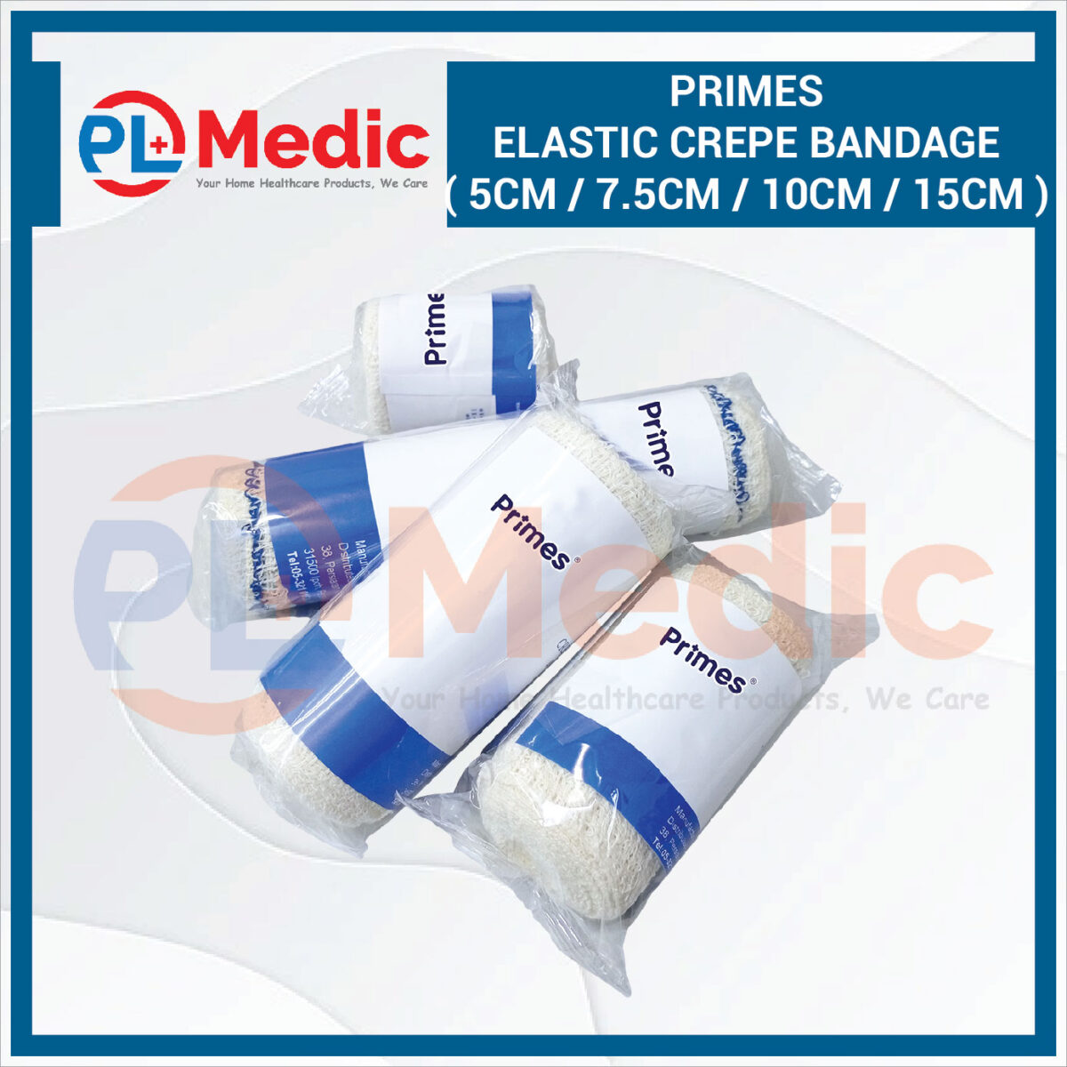 Primes Elastic Crepe Bandage PL Science Medic