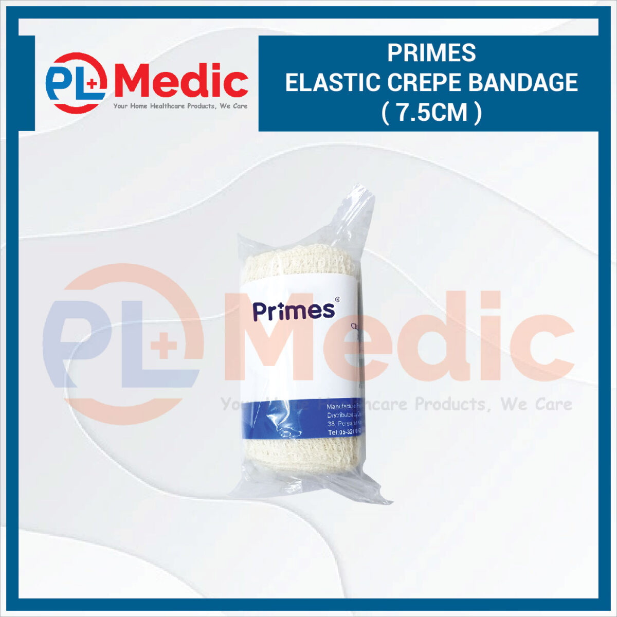 Primes Elastic Crepe Bandage PL Science Medic