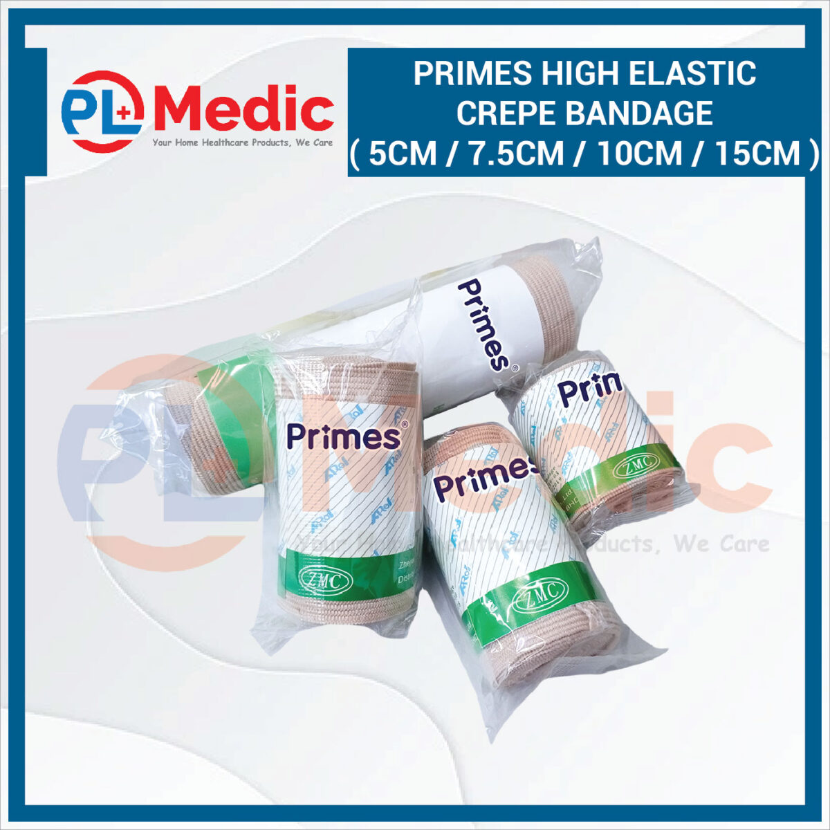 Primes High Elastic Crepe Bandage PL Science Medic