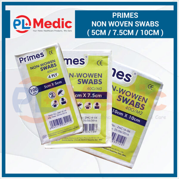 Primes Non-woven Swabs PL Science Medic