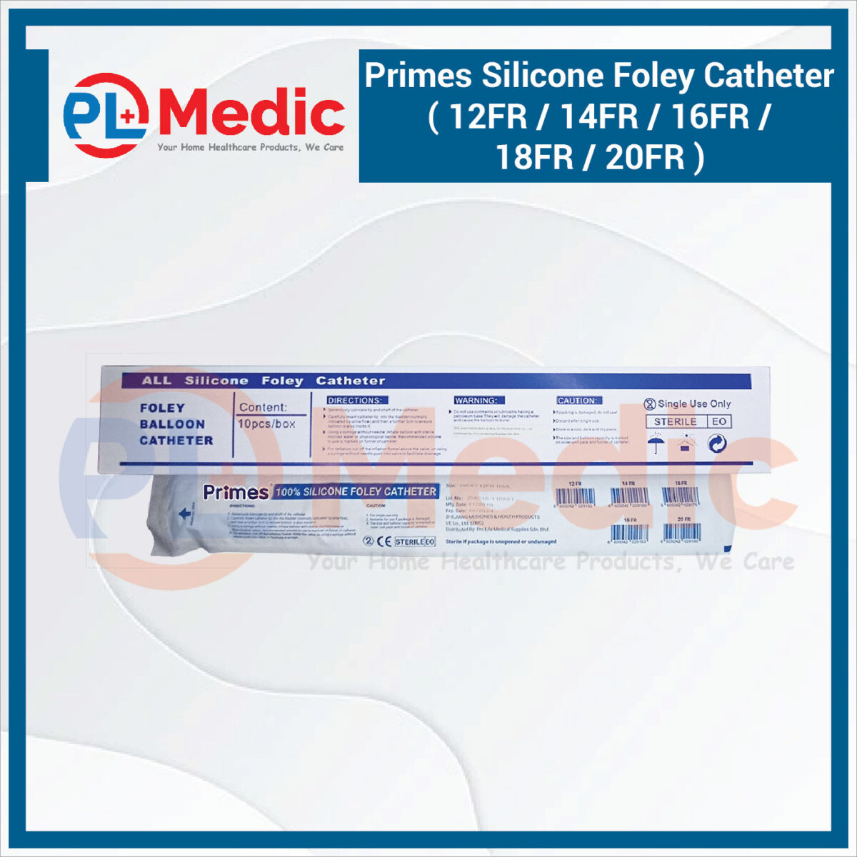 Primes Silicone Foley Catheter PL Science Medic