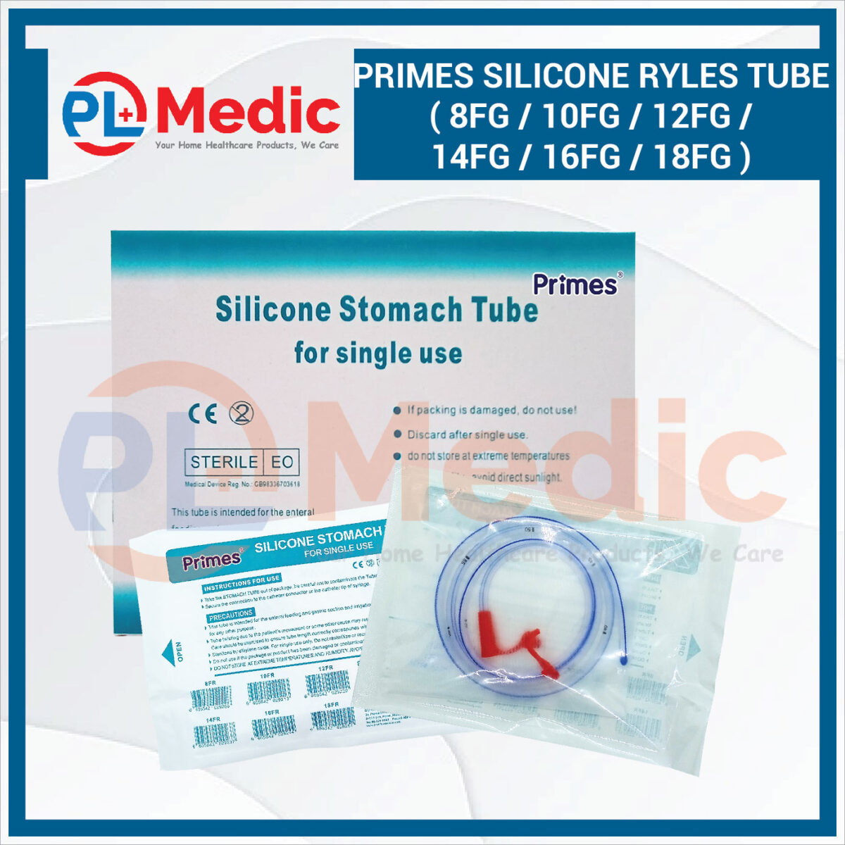 Primes Silicone Ryles Tube PL Science Medi