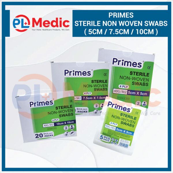 Primes Sterile Non-woven Swabs PL Science Medic