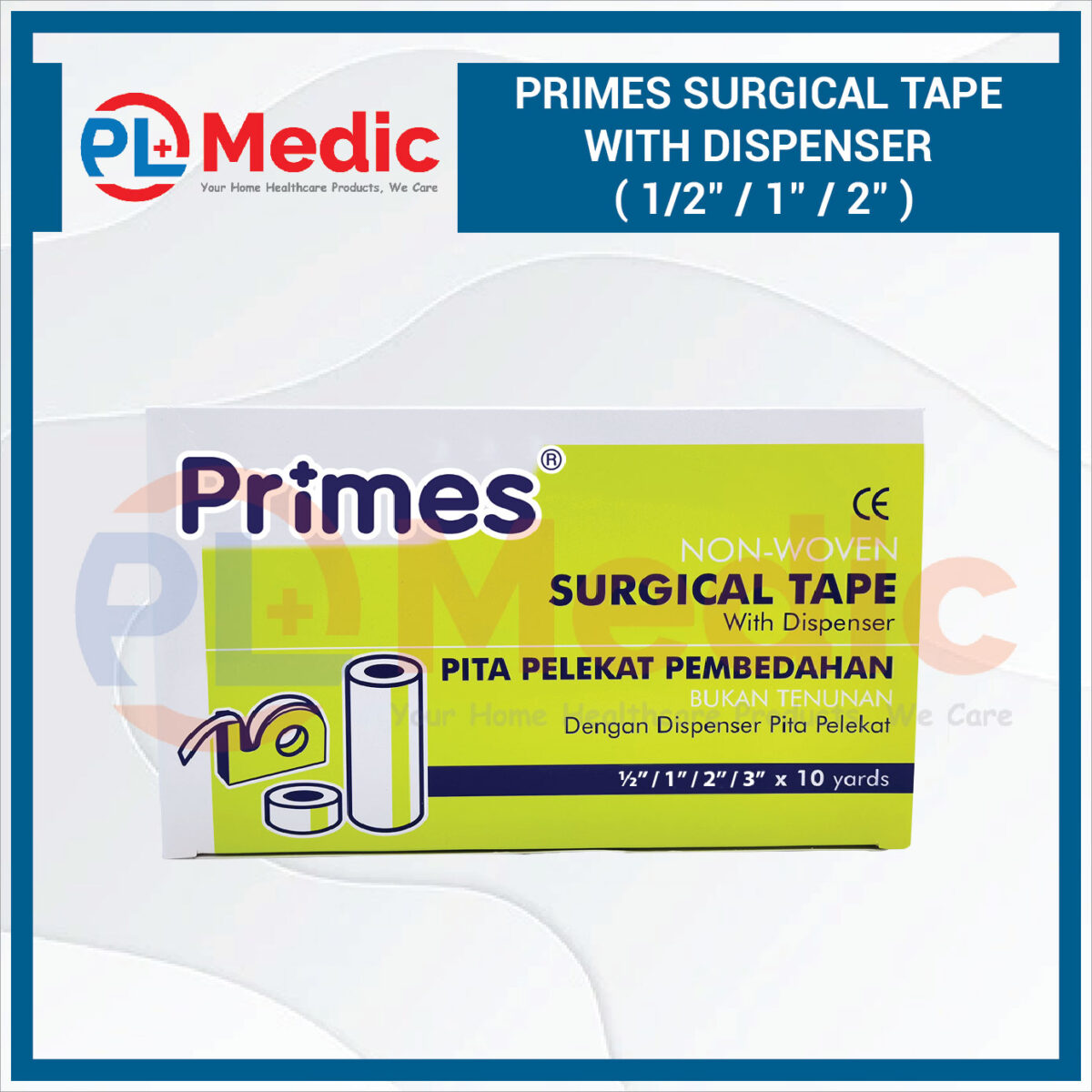 Primes Surgical Tape With Dispenser PL Science Medic