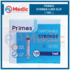 Primes Syringe Luer Slip_PL Science Medic