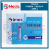 Primes Syringe Luer Slip PL Science Medic