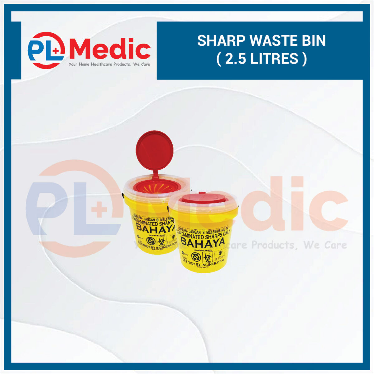 Sharp Waste Bin PL Science Medic