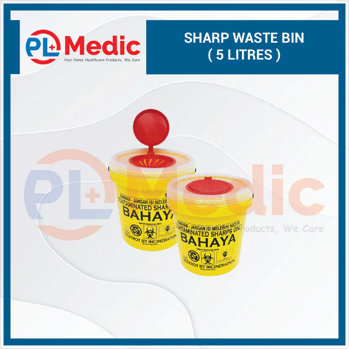 Sharp Waste Bin PL Science Medic