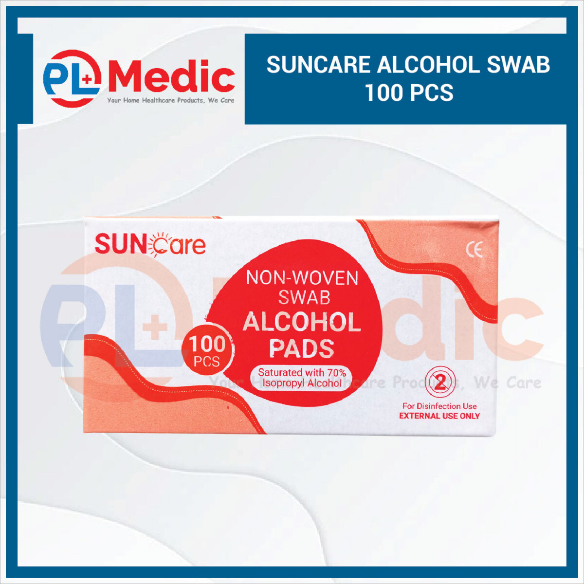 Suncare Alcohol Swab PL Science Medic