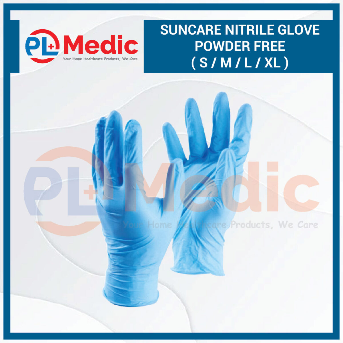 Suncare Ntrile Glove Powder Free PL Science Medic