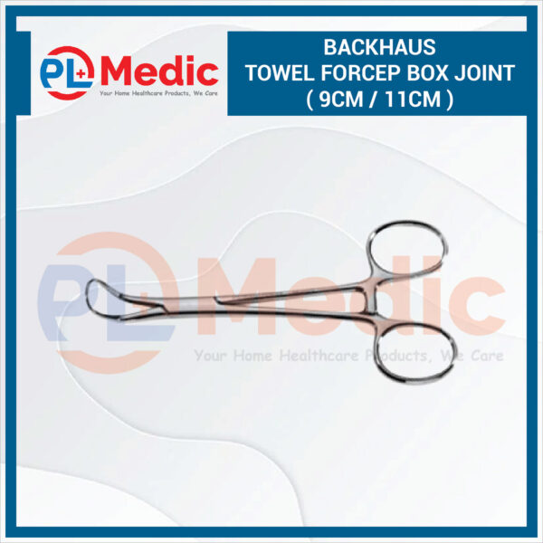 Backhaus Towel Forcep Box Joint PL Science Medic