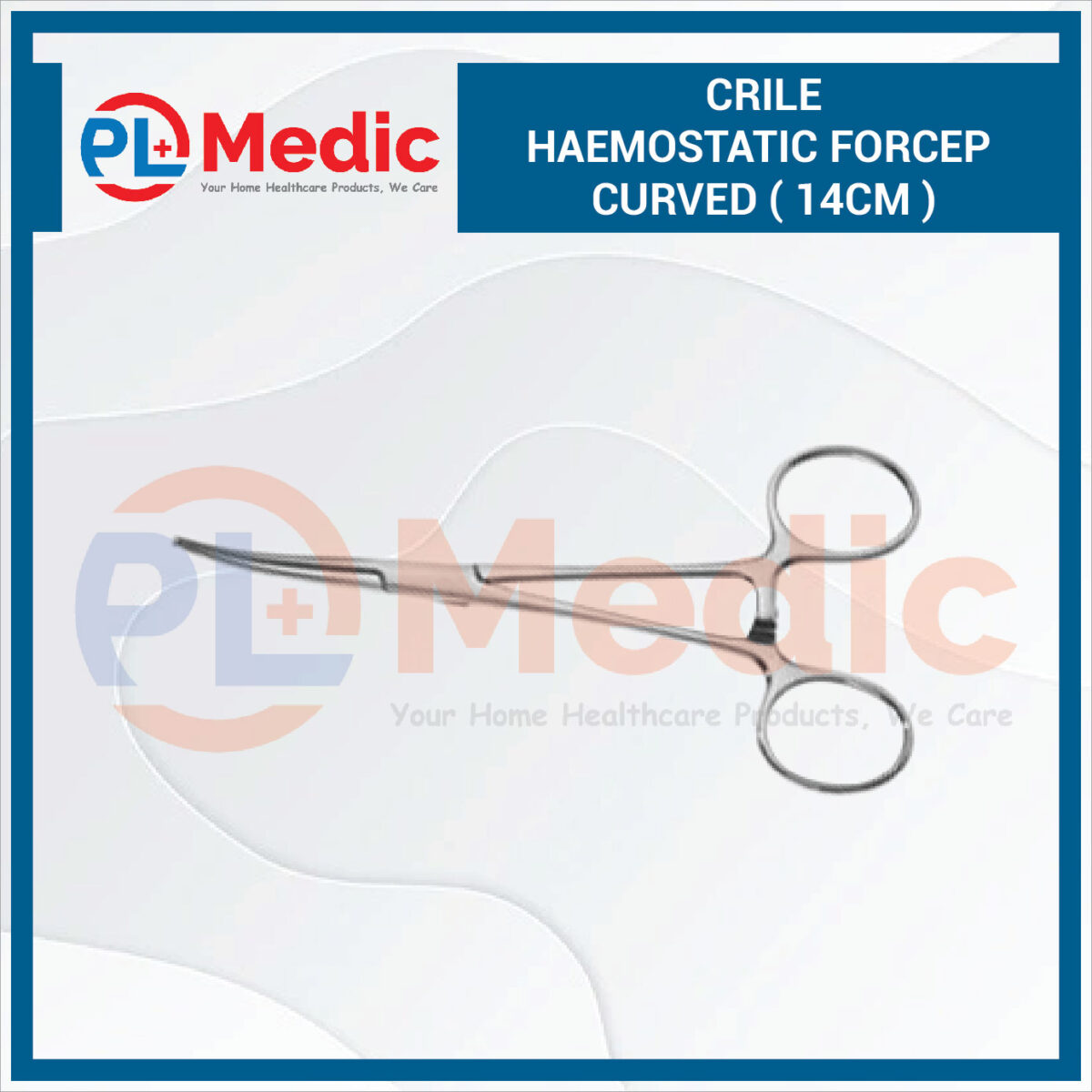 Crile Haemostatic Forcep – Curved PL Science Medic