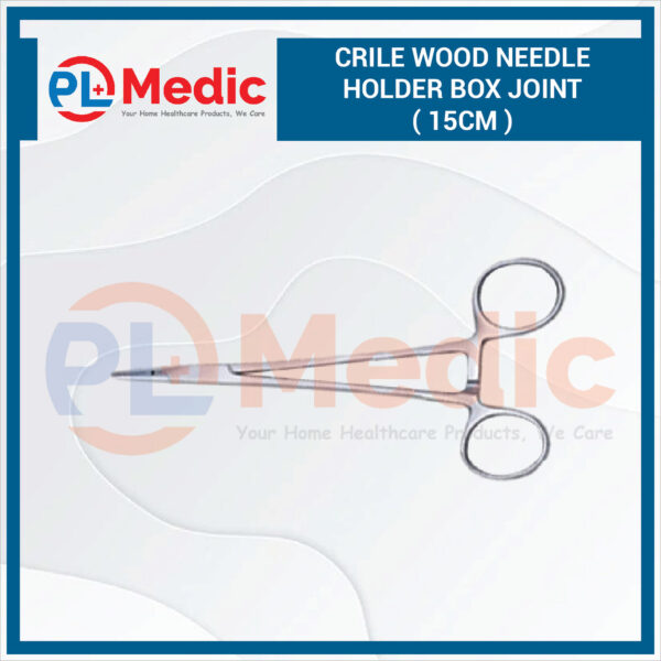 Crile Wood Needle Holder Box Joint PL Science Medic