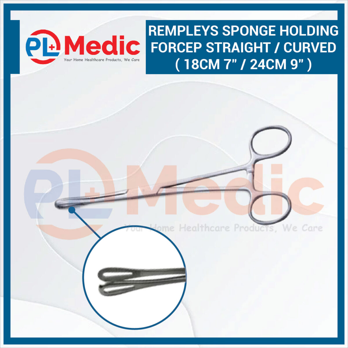 Rempleys Sponge Holding Forcep PL Science Medic