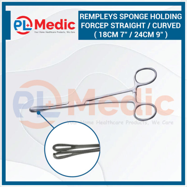 Rempleys Sponge Holding Forcep PL Science Medic