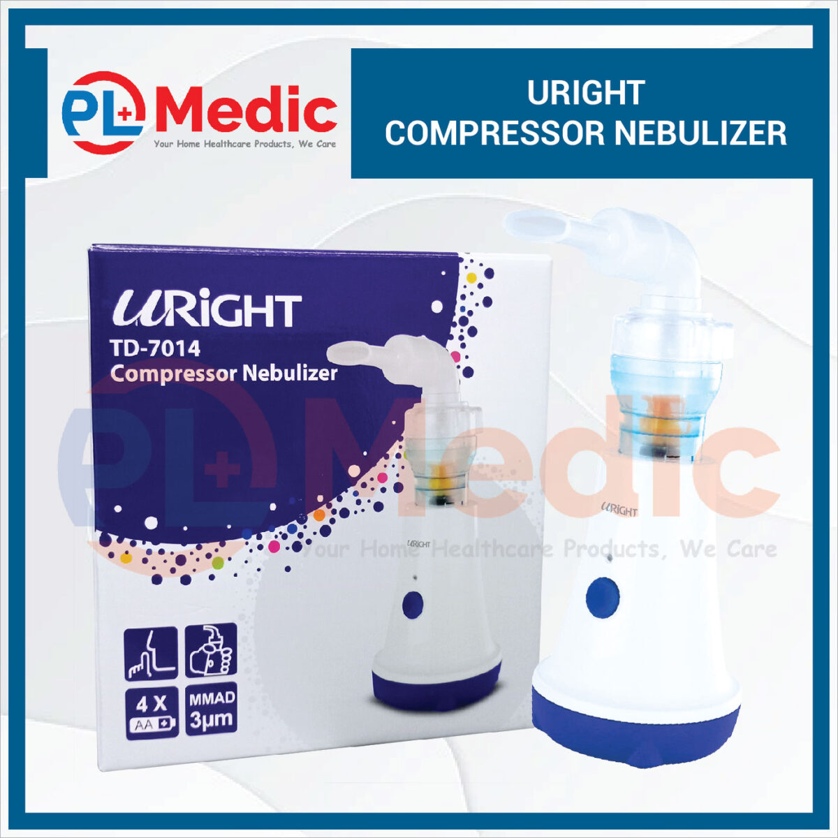 Uright Compressor Nebulizer PL Science Medic