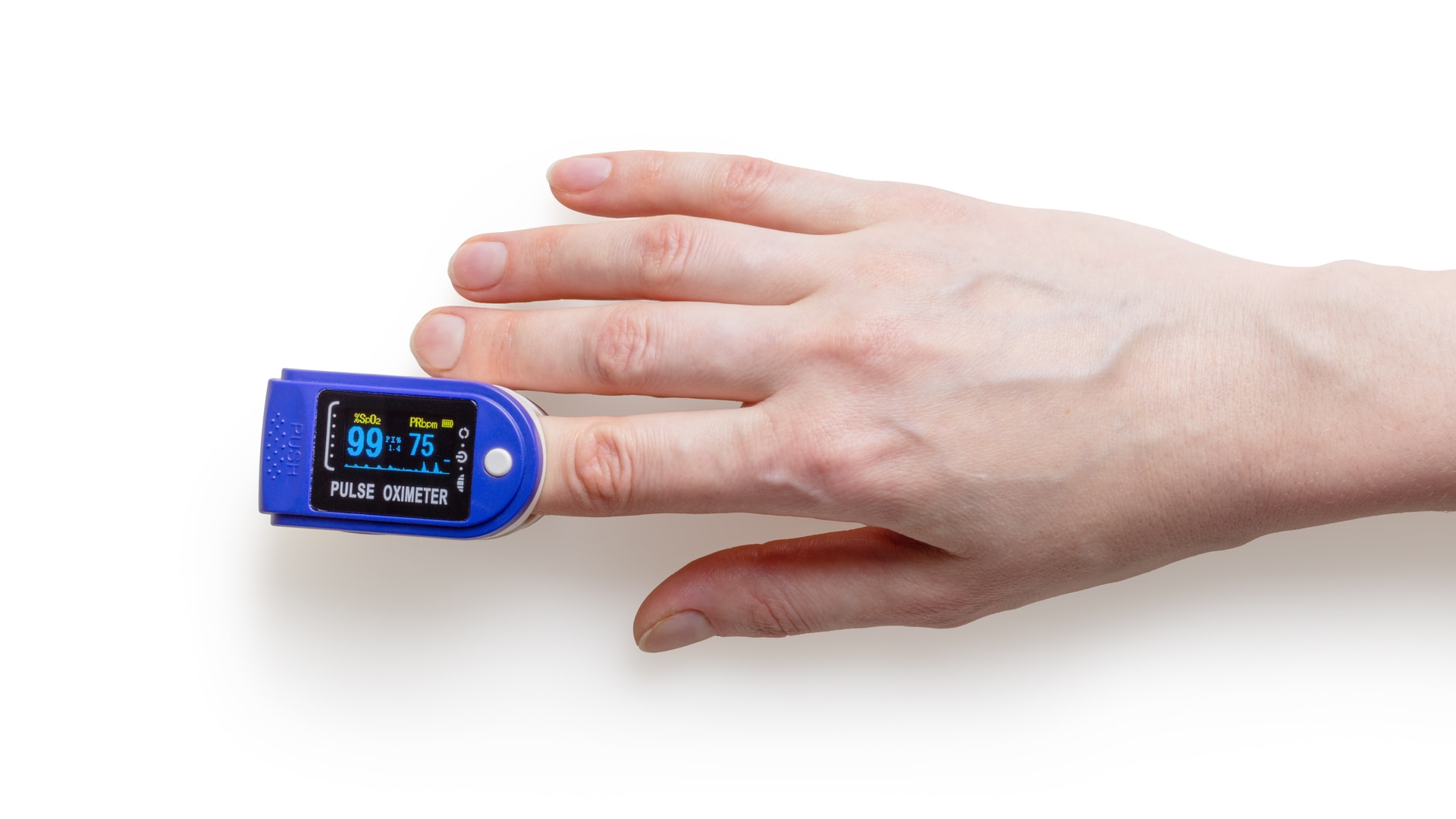 Pulse oximetry testing for oxygen levels using pulse oximeter Malaysia